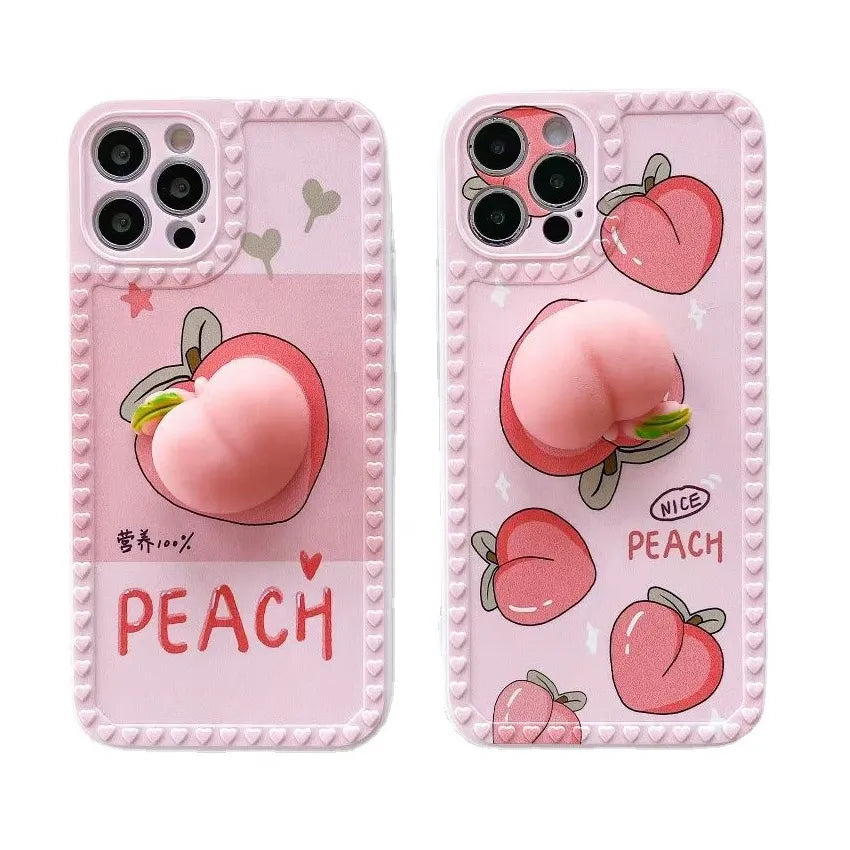 Cute 3D Peach Stress Reliever Case for iPhone - Premium Mobile Phone Cases from Dressmycell.com - Just $15! Shop now at Dressmycell.com Cute 3D Peach Stress Reliever Case for iPhone - Premium Mobile Phone Cases from Dressmycell.com - Just $15! Shop now at Dressmycell.com